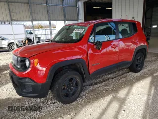 2018 Jeep Renegade Sport with VIN ZACCJBAB9JPH69257, listed as a Copart auction lot 47996115 with 94,740 mi miles and Salvage Title. Bid and sale history available at DreamBid. Image 1.