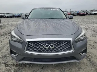 2021 Infiniti Q50 Luxe with VIN JN1EV7BP3MM702065, listed as a Copart auction lot 59577685 with 75,570 mi miles and Salvage title. Bid and sale history available at DreamBid. Image 5.