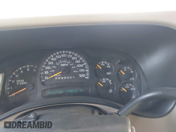 2006 Chevrolet Tahoe LS with VIN 1GNEC13V46R164177, listed as a IAAI auction lot 41292014 with 190,216 mi miles and . Bid and sale history available at DreamBid. Image 7.