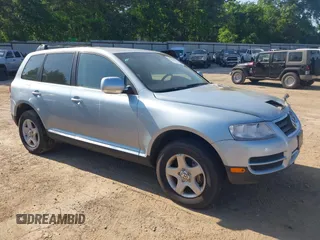 2007 Volkswagen Touareg V6 with VIN WVGZE77L17D001769, listed as a IAAI auction lot 42052393 with Not Provided miles and . Bid and sale history available at DreamBid. Image 1.