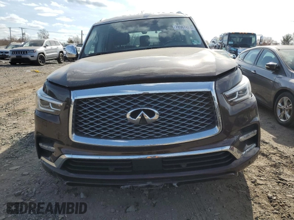 2018 Infiniti QX56 8-passenger with VIN JN8AZ2NC9J9440597, listed as a Copart auction lot 78567424 with 94,218 mi miles and Salvage Title. Bid and sale history available at carsss.com. Image 5.