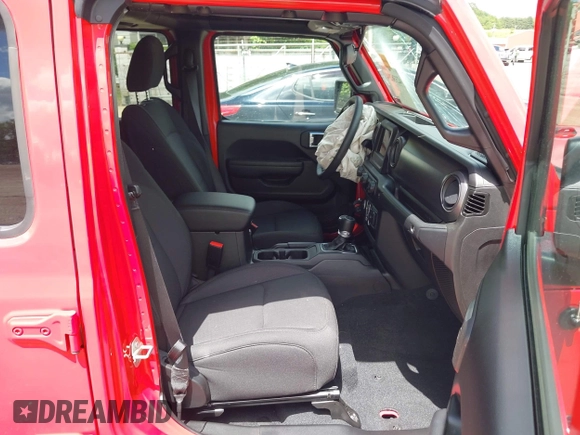 2023 Jeep Gladiator Sport S with VIN 1C6HJTAG8PL572270, listed as a IAAI auction lot 42336294 with 13,865 mi miles and . Bid and sale history available at DreamBid. Image 5.