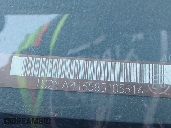 2008 Suzuki SX4 Regional Edition z VIN JS2YA413585103516, wystawiony jako IAAI lot #41858485 z przebiegiem 164 337 mil mil oraz . Historia ofert i sprzedaży dostępna na DreamBid. Obrazek 12.