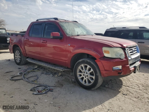 2007 Ford Explorer Sport Trac Limited with VIN 1FMEU33847UA23714, listed as a Copart auction lot 42030965 with 184,790 mi miles and Salvage Title. Bid and sale history available at carsss.com. Image 4.