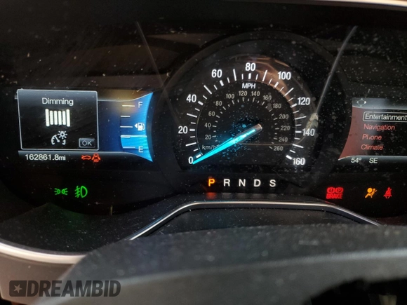 2016 Ford Fusion SE with VIN 3FA6P0H76GR266548, listed as a Copart auction lot 47586285 with 162,861 mi miles and Salvage Title. Bid and sale history available at DreamBid. Image 9.