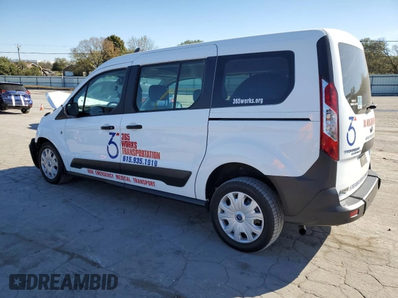 2022 Ford Transit Connect XL with VIN NM0GE9E20N1535746, listed as a Copart auction lot 76093074 with 65,370 mi miles and Salvage title. Bid and sale history available at DreamBid. Image 2.