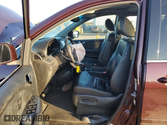 2010 Honda Odyssey Touring with VIN 5FNRL3H93AB086488, listed as a Copart auction lot 48660505 with 190,333 mi miles and Salvage Title. Bid and sale history available at carsss.com. Image 7.