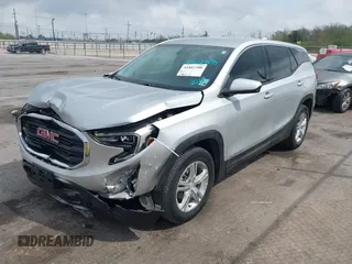 2018 GMC Terrain SLE with VIN 3GKALMEV1JL185403, listed as a IAAI auction lot 41807308 with 79,867 mi miles and . Bid and sale history available at DreamBid. Image 14.