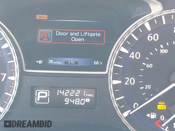 2013 Infiniti JX35 with VIN 5N1AL0MM8DC317601, listed as a IAAI auction lot 40678694 with 142,221 mi miles and . Bid and sale history available at DreamBid. Image 15.