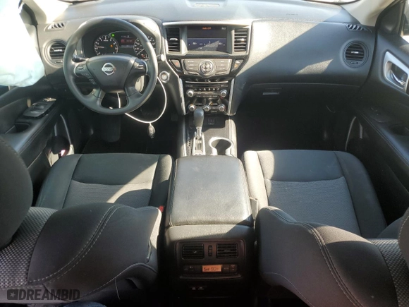 2019 Nissan Pathfinder S with VIN 5N1DR2MM6KC599497, listed as a Copart auction lot 46484605 with 105,924 mi miles and Salvage Title. Bid and sale history available at carsss.com. Image 8.