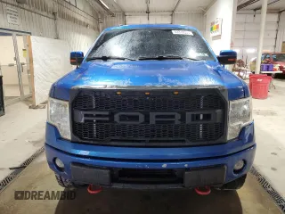 2011 Ford F-150 XLT with VIN 1FTFW1ET2BFC32004, listed as a Copart auction lot 53312555 with 146,096 mi miles and Salvage Title. Bid and sale history available at carsss.com. Image 5.