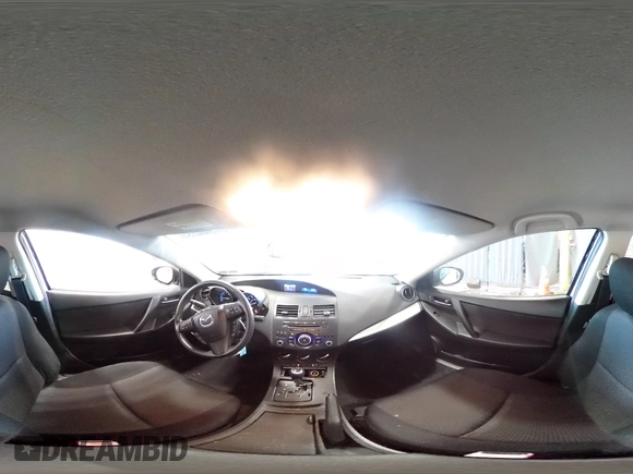 2013 Mazda 3 i Sport with VIN JM1BL1UP9D1832854, listed as a Copart auction lot 64844695 with 83,381 mi miles and Salvage title. Bid and sale history available at DreamBid. Image 14.