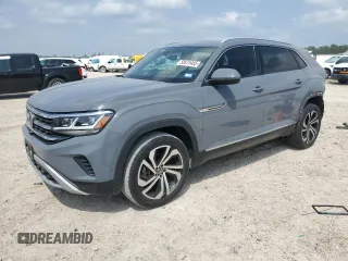 2021 Volkswagen Atlas SEL Premium with VIN 1V2TE2CA3MC201361, listed as a Copart auction lot 50875485 with 36,819 mi miles and Salvage title. Bid and sale history available at DreamBid. Image 1.