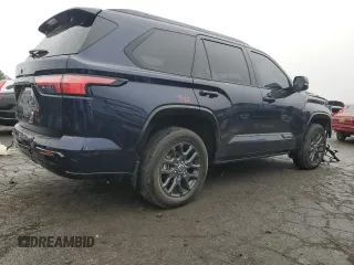 2023 Toyota Sequoia SR5 with VIN 7SVAAABA6PX010567, listed as a Copart auction lot 82622074 with 0 mi miles and Salvage Title. Bid and sale history available at carsss.com. Image 3.