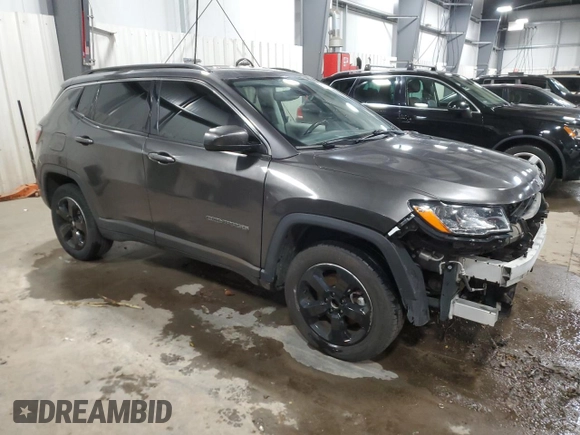 2019 Jeep Compass Altitude with VIN 3C4NJDBB9KT659774, listed as a Copart auction lot 81197214 with 135,196 mi miles and Non repairable. Bid and sale history available at DreamBid. Image 4.