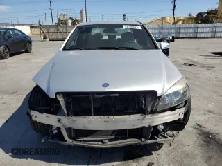 2011 Mercedes-Benz C with VIN WDDGF5EB2BR174774, listed as a Copart auction lot 52709625 with 124,781 mi miles and Salvage Title. Bid and sale history available at carsss.com. Image 5.