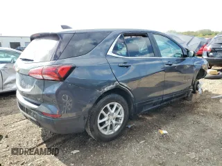 2023 Chevrolet Equinox LT with VIN 3GNAXKEG0PS156762, listed as a Copart auction lot 55434295 with 36,898 mi miles and Salvage title. Bid and sale history available at DreamBid. Image 3.