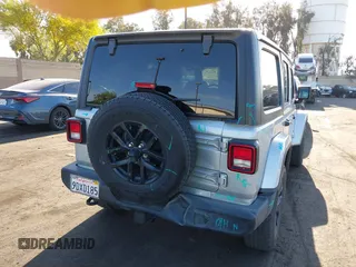 2023 Jeep Wrangler Willys with VIN 1C4HJXDG3PW577807, listed as a IAAI auction lot 42323674 with 28,808 mi miles and . Bid and sale history available at DreamBid. Image 6.