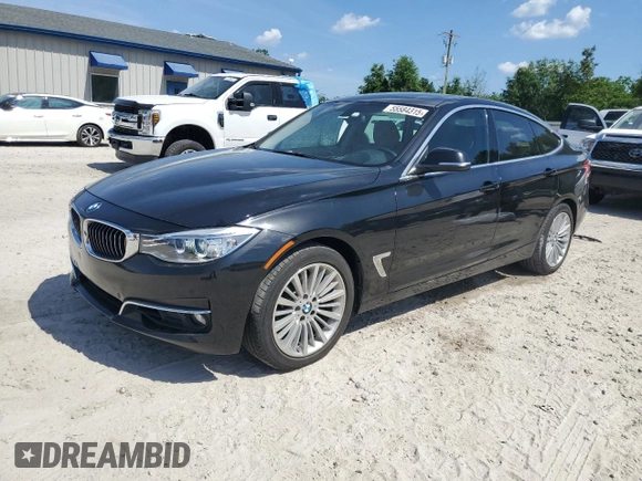 2014 BMW 3 Series 328i Gran Turismo xDrive with VIN WBA3X5C56ED557120, listed as a Copart auction lot 55584315 with 154,405 mi miles and Salvage title. Bid and sale history available at DreamBid. Image 1.