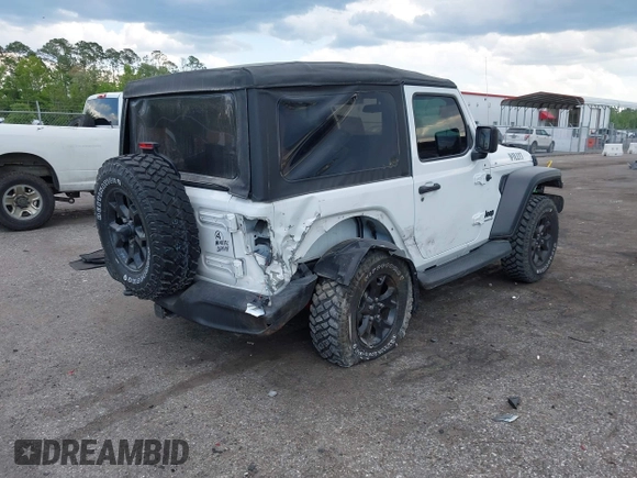 2022 Jeep Wrangler Sport S z VIN 1C4GJXAN9NW124190, wystawiony jako IAAI lot #42027247 z przebiegiem 8 376 mil mil oraz . Historia ofert i sprzedaży dostępna na DreamBid. Obrazek 4.