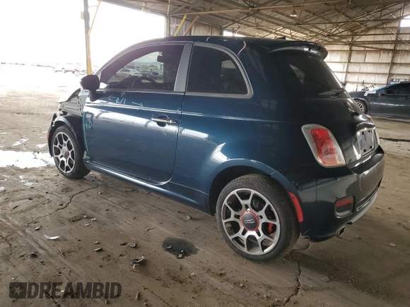 2013 FIAT 500 Sport with VIN 3C3CFFBR8DT514587, listed as a Copart auction lot 49276955 with 68,301 mi miles and Salvage Title. Bid and sale history available at carsss.com. Image 2.