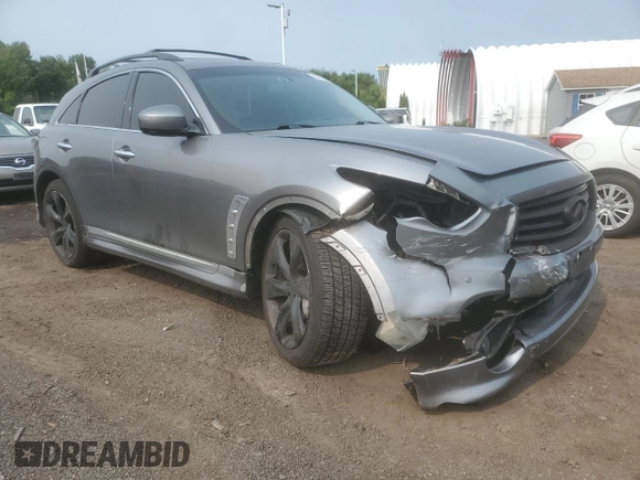 2012 Infiniti FX with VIN JN8AS1MW1CM154415, listed as a Copart auction lot 59461745 with 141,803 mi miles and Salvage title. Bid and sale history available at DreamBid. Image 4.