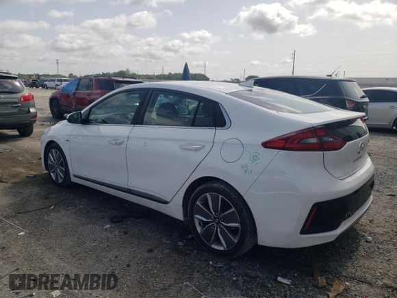 2019 Hyundai Ioniq Limited with VIN KMHC05LC7KU144216, listed as a Copart auction lot 59552425 with 66,932 mi miles and Salvage title. Bid and sale history available at DreamBid. Image 2.