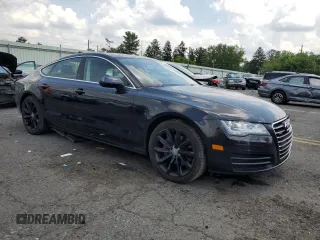 2014 Audi A7 3.0 TDI Premium Plus with VIN WAUWMAFCXEN020169, listed as a Copart auction lot 62112274 with 0 mi miles and Salvage Title. Bid and sale history available at carsss.com. Image 4.