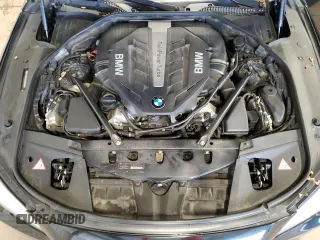 2014 BMW 7 Series ALPINA B7 xDrive with VIN WBAYF8C53ED652566, listed as a Copart auction lot 61177235 with 144,566 mi miles and Salvage title. Bid and sale history available at DreamBid. Image 11.