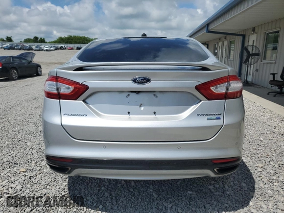 2016 Ford Fusion Titanium z VIN 3FA6P0D94GR181179, wystawiony jako Copart lot #56987005 z przebiegiem 79 841 mil mil oraz Czysty tytuł • Clean title. Historia ofert i sprzedaży dostępna na DreamBid. Obrazek 6.