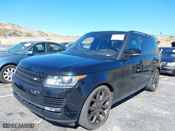 2017 Land Rover Range Rover with VIN SALGS2FE9HA347512, listed as a IAAI auction lot 41616415 with 53,913 mi miles. Bid and sale history available at carsss.com. Image 2.