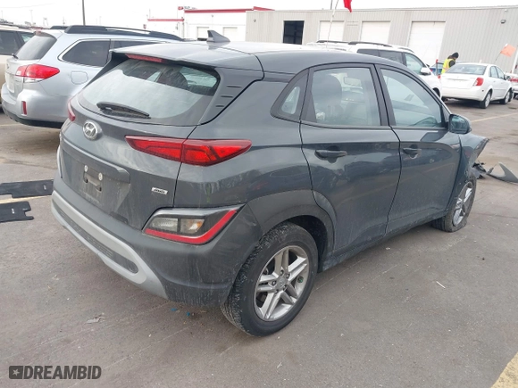 2023 Hyundai Kona SE with VIN KM8K2CAB5PU040450, listed as a IAAI auction lot 41490951 with 35,470 mi miles. Bid and sale history available at carsss.com. Image 4.