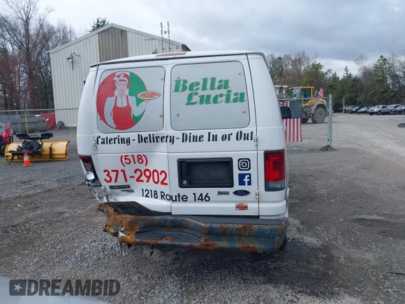 2012 Ford Econoline Cargo Commercial with VIN 1FTNE1EW6CDA93498, listed as a IAAI auction lot 42041801 with 105,555 mi miles and . Bid and sale history available at carsss.com. Image 16.