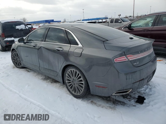 2015 Lincoln MKZ Hybrid with VIN 3LN6L2LU6FR608220, listed as a Copart auction lot 45804015 with 164,676 mi miles and Salvage Title. Bid and sale history available at DreamBid. Image 2.