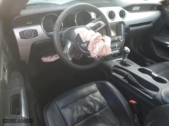 2017 Ford Mustang EcoBoost Premium with VIN 1FATP8UH6H5220416, listed as a Copart auction lot 45651255 with 58,076 mi miles and Non Repairable. Bid and sale history available at carsss.com. Image 8.