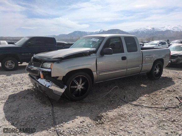 2003 Chevrolet Silverado 1500 LT with VIN 2GCEC19T531357456, listed as a Copart auction lot 52167555 with 185,051 mi miles and Salvage Title. Bid and sale history available at carsss.com. Image 1.