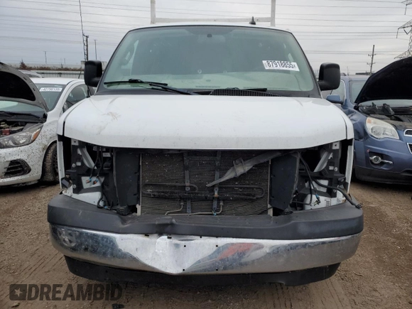 2019 GMC Savana Cargo z VIN 1GTW7AFG8K1272311, wystawiony jako Copart lot #87918855 z przebiegiem 141 396 mil mil oraz Szkody całkowita. Historia ofert i sprzedaży dostępna na DreamBid. Obrazek 5.