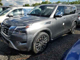2023 Nissan Armada Platinum with VIN JN8AY2DA0P9405121, listed as a Copart auction lot 73774374 with Not Provided miles and Non Repairable. Bid and sale history available at carsss.com. Image 1.