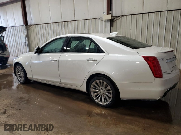2018 Cadillac CTS Sedan Luxury AWD with VIN 1G6AX5SX6J0142851, listed as a Copart auction lot 53814185 with 53,747 mi miles and Salvage Title. Bid and sale history available at carsss.com. Image 2.