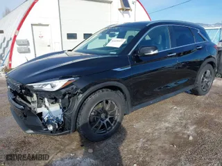 2019 Infiniti QX50 LUXE with VIN 3PCAJ5M35KF125390, listed as a IAAI auction lot 41435577 with 68,599 mi miles. Bid and sale history available at carsss.com. Image 2.