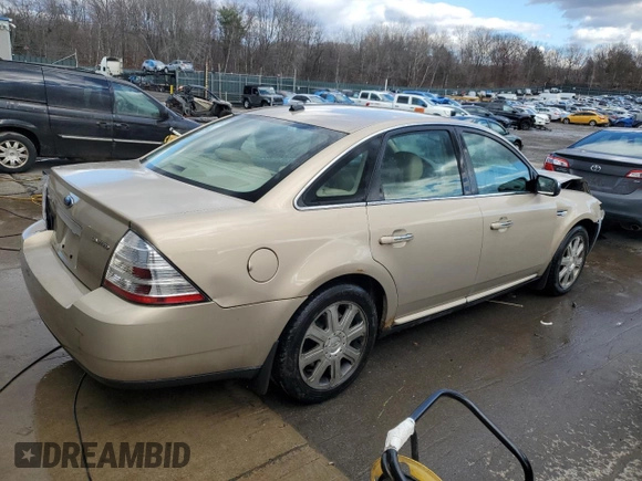 2008 Ford Taurus Limited with VIN 1FAHP25W88G104204, listed as a Copart auction lot 80018854 with 154,399 mi miles and Salvage Title. Bid and sale history available at carsss.com. Image 3.