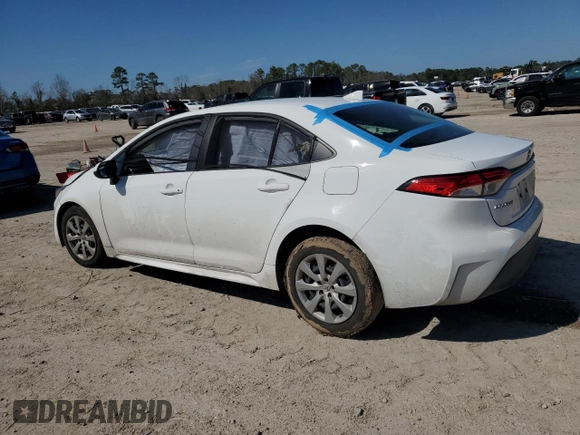 2023 Toyota Corolla LE z VIN 5YFB4MDE6PP019159, wystawiony jako Copart lot #46223505 z przebiegiem 56 350 mil mil oraz Szkoda całkowita • Salvage title. Historia ofert i sprzedaży dostępna na DreamBid. Obrazek 2.