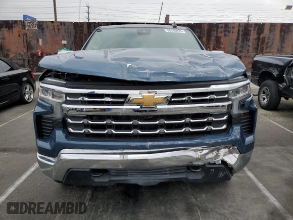 2024 Chevrolet Silverado 1500 with VIN 1GCRACE83RZ366886, listed as a Copart auction lot 55296925 with Not Provided miles and Salvage Title. Bid and sale history available at DreamBid. Image 5.