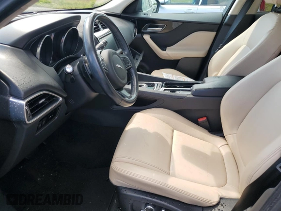 2020 Jaguar F-Pace 25t Premium with VIN SADCJ2FX8LA619250, listed as a Copart auction lot 73838394 with Not provided miles and Salvage title. Bid and sale history available at DreamBid. Image 7.