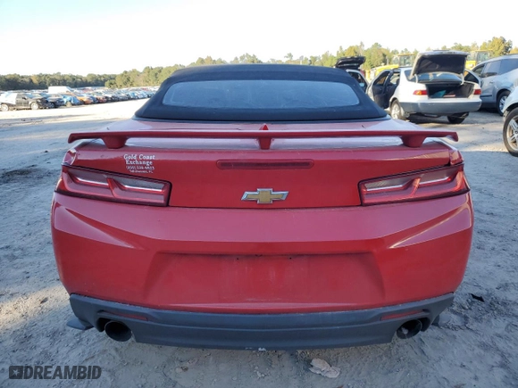 2018 Chevrolet Camaro 1LT with VIN 1G1FB3DX0J0135003, listed as a Copart auction lot 80967814 with 0 mi miles and Salvage Title. Bid and sale history available at carsss.com. Image 6.
