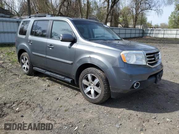 2012 Honda Pilot Touring with VIN 5FNYF4H92CB030828, listed as a Copart auction lot 54971505 with 215,219 mi miles and Salvage Title. Bid and sale history available at carsss.com. Image 4.