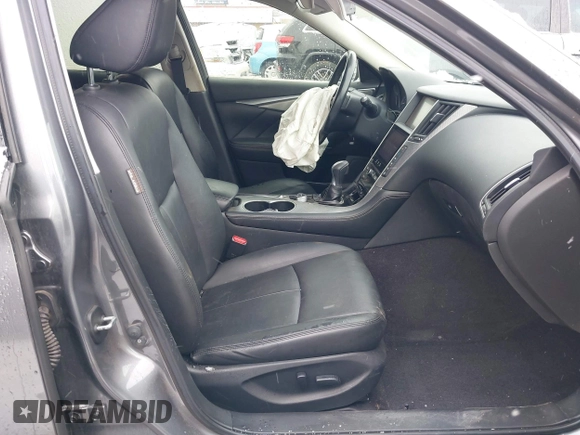 2015 Infiniti Q50 Premium with VIN JN1BV7AR0FM396192, listed as a IAAI auction lot 41564677 with 210,460 mi miles and . Bid and sale history available at DreamBid. Image 5.
