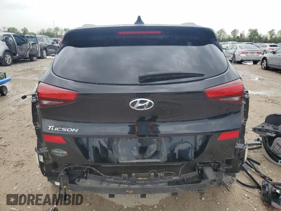 2021 Hyundai Tucson Value with VIN KM8J33A40MU297201, listed as a Copart auction lot 50716205 with 35,771 mi miles and Salvage Title. Bid and sale history available at DreamBid. Image 6.