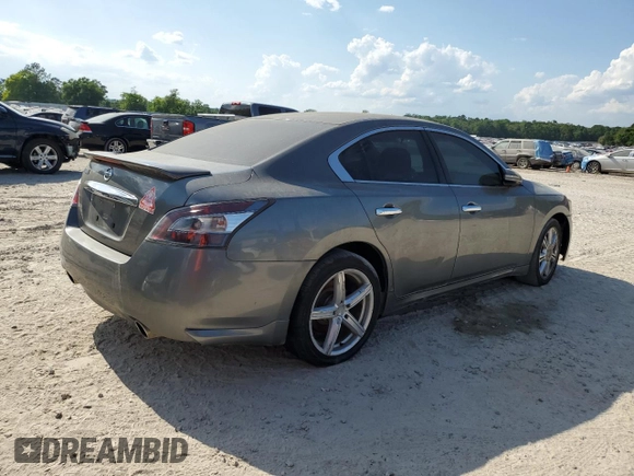 2014 Nissan Maxima S with VIN 1N4AA5AP6EC499697, listed as a Copart auction lot 54631005 with Not Provided miles and Clean Title. Bid and sale history available at DreamBid. Image 3.