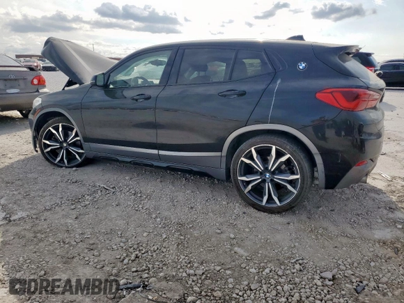 2018 BMW X2 sDrive28i z VIN WBXYJ3C32JEJ75705, wystawiony jako Copart lot #50643885 z przebiegiem 112 772 mil mil oraz Szkoda całkowita • Salvage title. Historia ofert i sprzedaży dostępna na DreamBid. Obrazek 2.